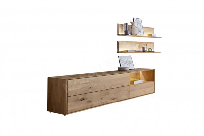 Vala von Hartmann - Wohnwand V24 aus massiver Kerneiche