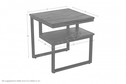 Almirah von SIT Möbel - Beistelltisch mit 1 Ablageboden