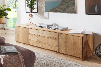 Tessaro-living von Schösswender - Lowboard TE 32U Risseiche/ Samtlack