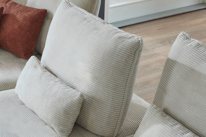 Apex Plus von Poco - Ecksofa rechts creme