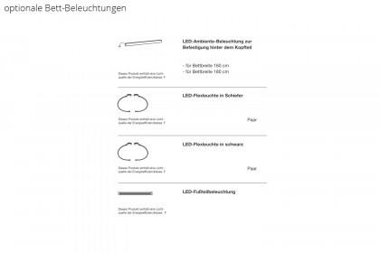 Villach von Wiemann - Doppelbett Nordic-Eiche mit Polsterkopfteil