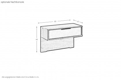 Villach von Wiemann - Doppelbett Nordic-Eiche mit Polsterkopfteil