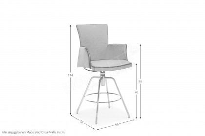 Helmond von Musterring - Tresenhocker mit mit Dreh-MOOVER-Funktion