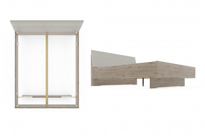 Villach von Wiemann - Schlafzimmer Nordic-Eiche - champagner