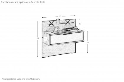 Villach von Wiemann - Schlafzimmer Nordic-Eiche - champagner