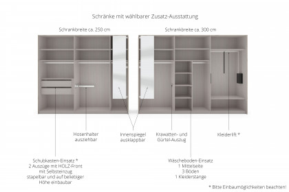 Villach von Wiemann - Schlafzimmer Nordic-Eiche - champagner