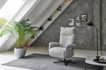 Connection 3 Lazyline von Polsteria - TV-Sessel grey