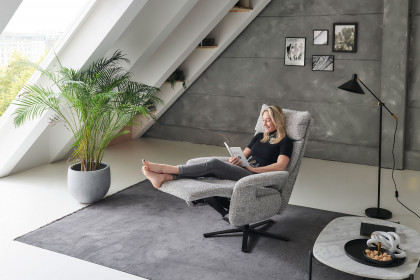 Connection 3 Lazyline von Polsteria - TV-Sessel grey