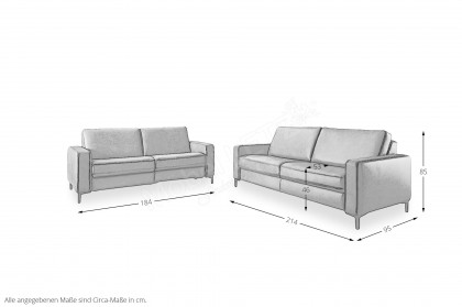 HU-SC17009 von Hukla - Lederduo anthrazit