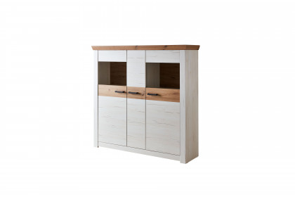 Nizza von IDEAL Möbel - Highboard Pino Aurelio/ Eiche