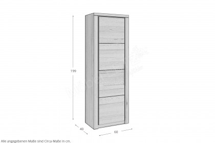 Brest von Elfo Möbel - Dielenschrank in Kernbuche