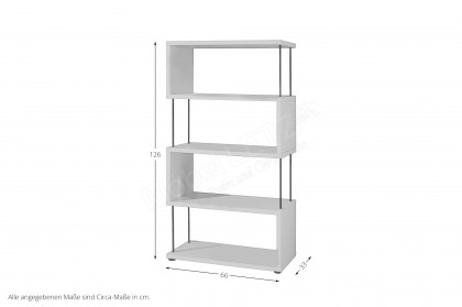 Sticks-Living von Mäusbacher - Regal 5-66 in Eiche sägerau
