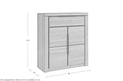 Brest von Elfo Möbel - Schuhschrank in Kernbuche