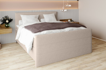 BX-LE-02 von SW KOLLEKTION - Boxspringbett beige
