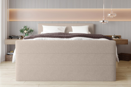 BX-LE-02 von SW KOLLEKTION - Boxspringbett beige