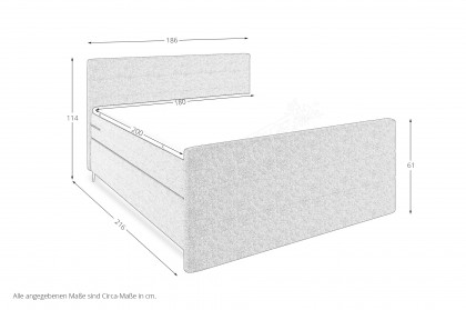 BX-LE-02 von SW KOLLEKTION - Boxspringbett grün