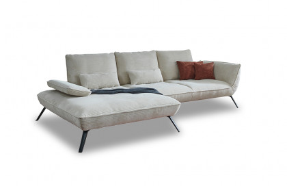 Apex Plus von Poco - Ecksofa links creme
