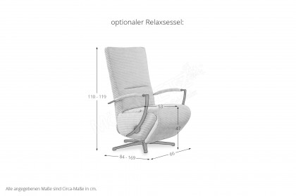 Apex Plus von Poco - Ecksofa links creme