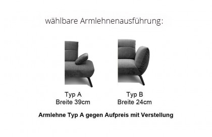 Apex Plus von Poco - Ecksofa links creme