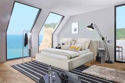 Manhattan-Dream von DONE.® - Polsterbett Vorzugsvariante in Cream