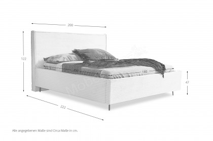 Ole von DONE.® - Polsterbett ivory