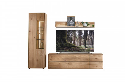 Vala von Hartmann - Wohnwand V40 aus massiver Kerneiche natur