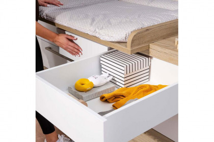 Remo von Paidi - Babyzimmer-Set Bordeaux-Eiche - kreideweiß