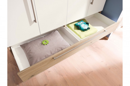 Remo von Paidi - Babyzimmer-Set Bordeaux-Eiche - kreideweiß