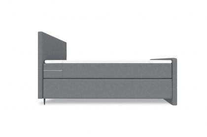BX-LE-02 von SW KOLLEKTION - Boxspringbett dunkelgrau