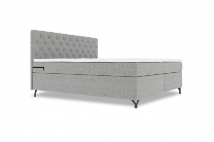 BX-LE-03 von SW KOLLEKTION - Boxspringbett silber