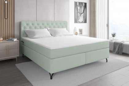 BX-LE-03 von SW KOLLEKTION - Boxspringbett salbei