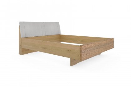 Toben von Wiemann - Bett 160x200 cm Bianco-Eiche teilmassiv