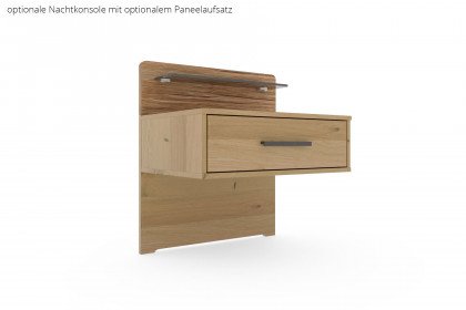 Toben von Wiemann - Bett 160x200 cm Bianco-Eiche teilmassiv