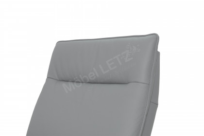 KOINOR Evino - Ledersofa silver