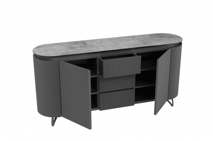 Columbus von Akante - Sideboard Keramik silver