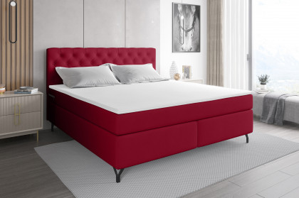 BX-LE-03 von SW KOLLEKTION - Boxspringbett rot