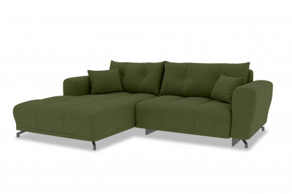 PG-LE-03 von BASTI dein Sofa - Eckcouch links grün