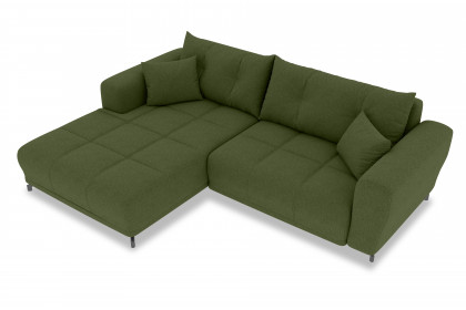 PG-LE-03 von BASTI dein Sofa - Eckcouch links grün