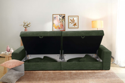 Space von Job - Big-Sofa grün