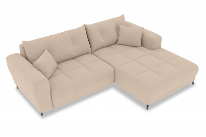 PG-LE-03 von BASTI dein Sofa - Ecksofa rechts beige