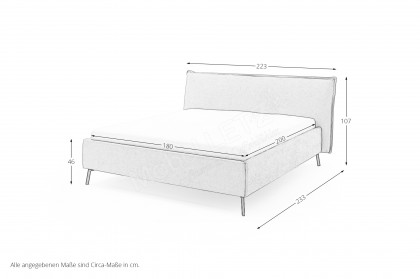 Ilva-Dream von Candy Sleep - Polsterbett butter