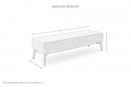 Ilva-Dream von Candy Sleep - Polsterbett butter
