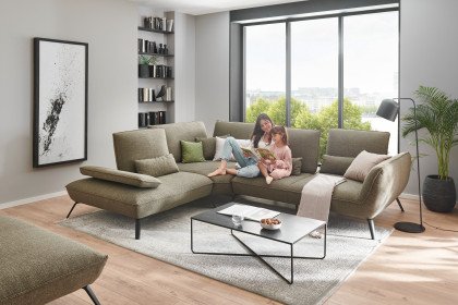 Apex Plus von Poco - Polsterecke links khaki