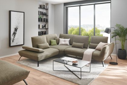 Apex Plus von Poco - Polsterecke links khaki