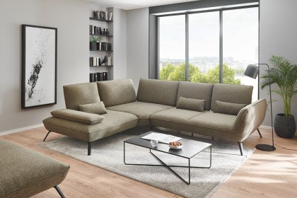 Apex Plus von Poco - Polsterecke links khaki