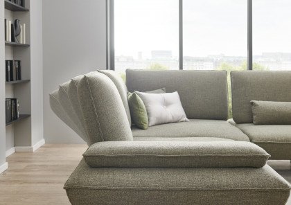 Apex Plus von Poco - Polsterecke links khaki