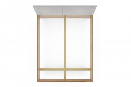 Toben von Wiemann - Schlafzimmer Bianco-Eiche teilmassiv - weiß