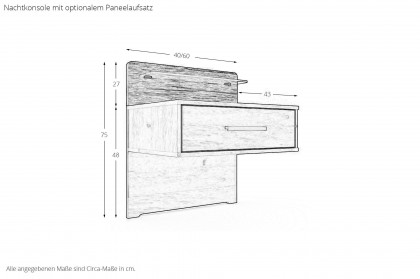 Toben von Wiemann - Schlafzimmer Bianco-Eiche teilmassiv - weiß