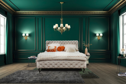 Windsor von DONE.® - Polsterbett elfenbein