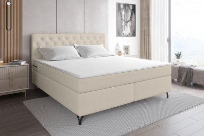 BX-LE-03 von SW KOLLEKTION - Boxspringbett beige